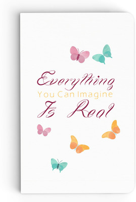 

inkFlap A5 Notebook(Premium Designer Notebook - Everything You Can Imagine, White)