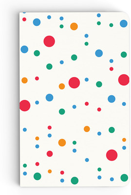 

inkFlap A5 Notebook(Premium Designer Notebook - Circles, White)