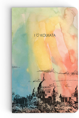 

inkFlap A5 Notebook(Premium Designer Notebook - I Love Kolkata, Varicoloured)