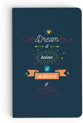 

inkFlap A5 Notebook(Premium Designer Notebook - Dream It, Green)