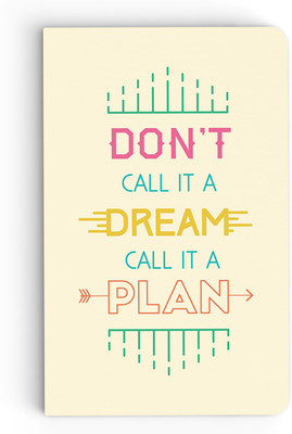

inkFlap A5 Notebook(Premium Designer Notebook - Don’t Call It, Pale Yellow)