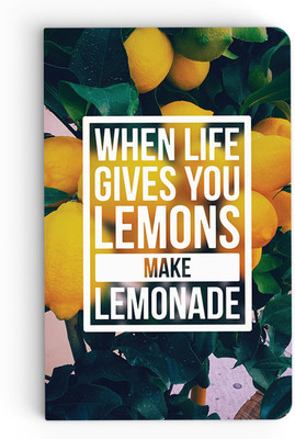 

inkFlap A5 Notebook(Premium Designer Notebook - Lemons, Varicoloured)