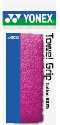 

Yonex AC402 Towel Grip(Pink, Pack of 1)