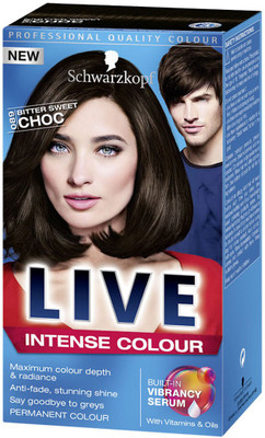 

Schwarzkopf Live Intense Bitter Sweet Chocolate 089 -Professional Hair Colour Hair Color(Bitter Sweet Chocolate)