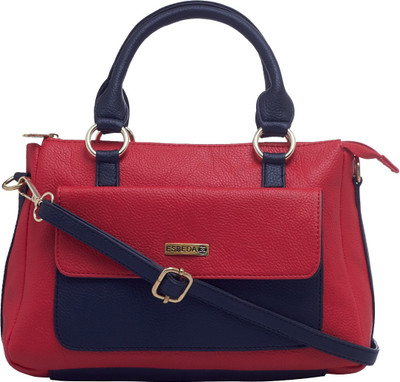 

ESBEDA Hand-held Bag(Red, Black), Black;red