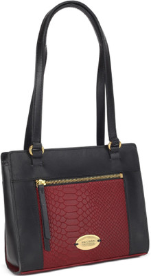 

Hidesign Hand-held Bag(Red, Black), Black;red