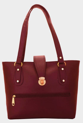 

Lady bar Shoulder Bag(Maroon)