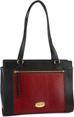 

Hidesign Hand-held Bag(Red, Black), Black;red