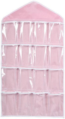 

BANQLYN 16 POCKET WALL DOOR CLOSET HANGING ORGANIZER POUCH Jewellery Organizer( )