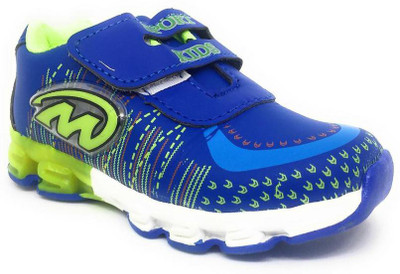

TeeniTiny Boys Velcro Walking Shoes(Blue