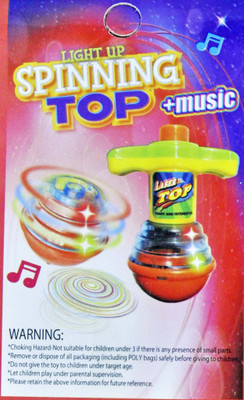 

Babysid Collections Spinning Top with Flashing Light & Music(Multicolor)