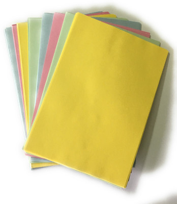 

SpecialMe SpecialMe Craft Paper – Assorted Colours 80 GSM 200 Sheets Unruled A4 Craft paper(Set of 1, Multicolor)