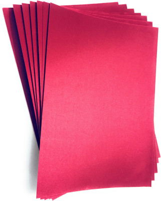 

SpecialMe SpecialMe Craft Paper – Fabric Sheets – Satin Unruled A4 Craft paper(Set of 1, Maroon)