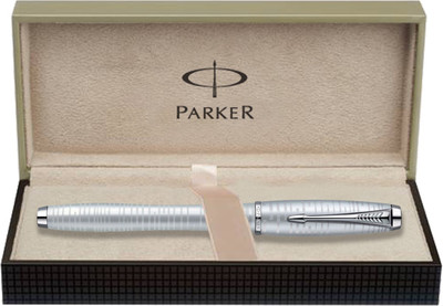 

Parker Urb Premium Silver-Blue Pearl CT Fountain Pen