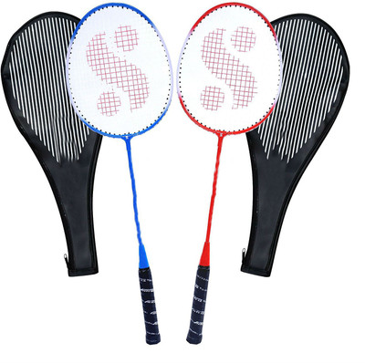 

Shrih Badminton Racket Set With Cover Multicolor Badminton Racquet(G3 - 3.5 Inches, 98 g)