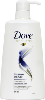 

Dove Intense Repair with Keratin Actives Hair Therapy Shampoo(650 ml)