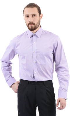 ARROW Men Solid Formal Pink Shirt
