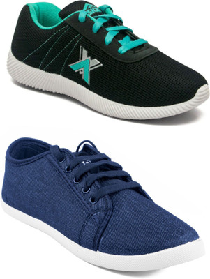 

Asian women's casual shoes combo pack of 2 For Women(Multicolor