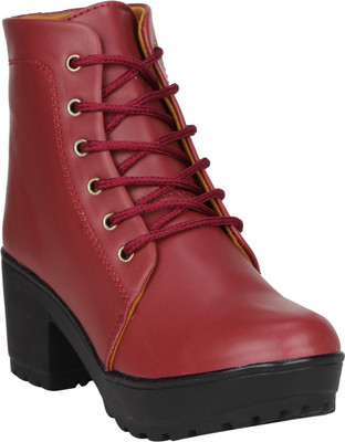 

FASHIMO Women Casual Boots Boots For Women(Maroon