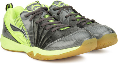 

Li-Ning RAID II Badminton Shoes For Men(Grey, Green, Grey/lime