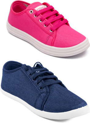 

Asian women's casual shoes combo pack of 2 Casuals For Women(Multicolor