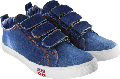 

Blinder Men's Denim Velcro Blue Casual Outdoors, Party Wear Casuals For Men(Blue, Navy