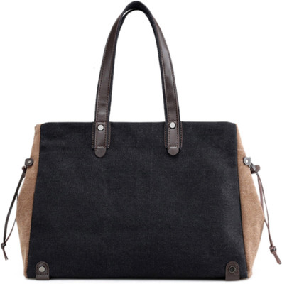 

Urbantra Women Casual Black Canvas Shoulder Bag