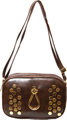 

ARTI Girls Casual Maroon Leatherette Sling Bag
