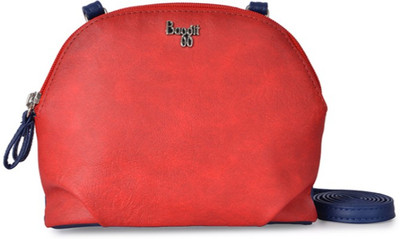 

Baggit Women Casual Red PU Sling Bag