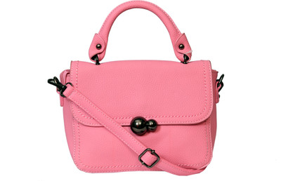

sugarcrush Girls Casual Pink Leatherette Sling Bag