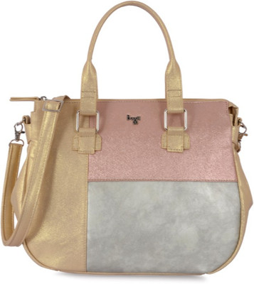 

Baggit Women Casual Gold PU Sling Bag