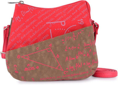 

Baggit Women Casual Red PU Sling Bag