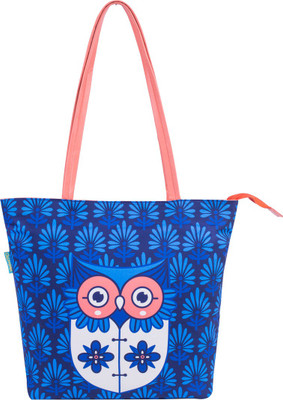 

Chumbak Women Casual Blue Polyester Tote