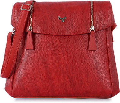

Baggit Women Casual Red PU Sling Bag