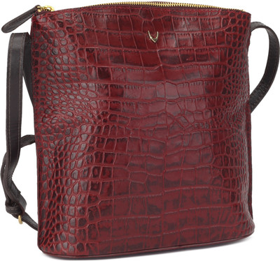 

Hidesign Women Formal Red Genuine Leather Sling Bag