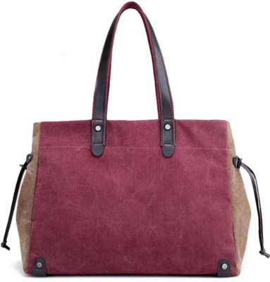 

Urbantra Women Casual Red Canvas Shoulder Bag