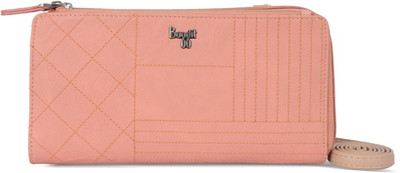 Baggit Women Casual Pink PU Sling Bag