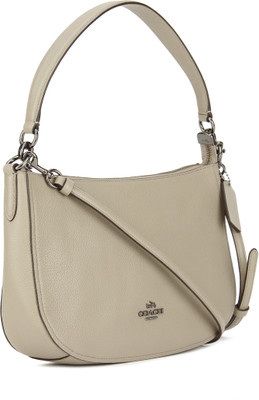 

Coach Women Casual Beige Genuine Leather Sling Bag
