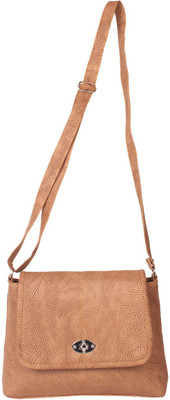 

Zornna Women Casual Beige Rexine Sling Bag