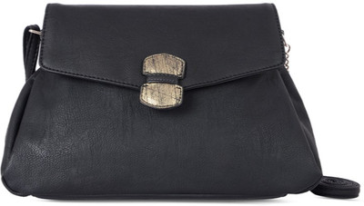 

Baggit Women Casual Black PU Sling Bag