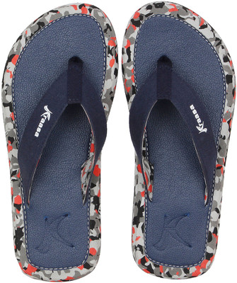 

Kraasa Foot Flip Flops, Navy::grey