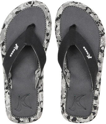 

Kraasa Foot Flip Flops, Black::grey