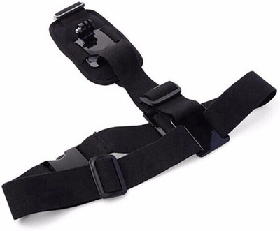 

Yantralay Adjustable Shoulder Strap Mount Body Belt Harness For Gopro Hero, SJCAM, Yi & Other Action Cameras Strap(Black)