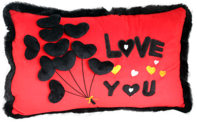 

Tickles Loving Valentine Love you Cushion heart ballons - 48 cm(Red)