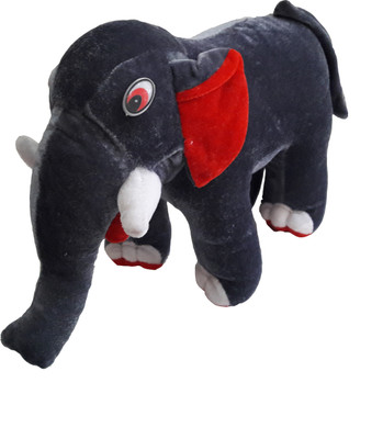 SMARTER PERFECT Baby Cute Elephant Plush Soft Toy - 19 mm(Grey)