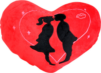 

Tickles Valentine Heart cushion lovely kissing couple - 42 cm(Red)