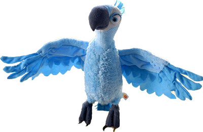 

cherubs Rio Jewel Character Stuffed Plush Imported Toy - 30 cm(Blue)
