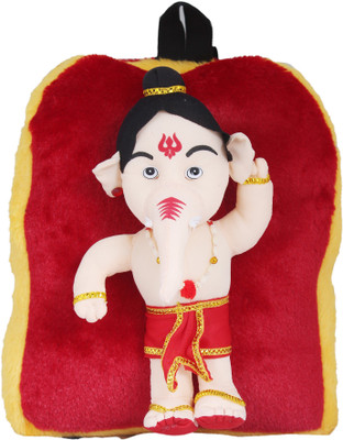 

Tickles Shree Ganesha Soft School bag - 36 cm(Pink)