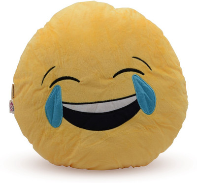 

Store2508 Emoji Smiley Soft Round Cushion Pillow 05 - 35 cm(Yellow)