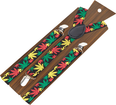 

Peluche Y- Back Suspenders for Men, Boys(Black, Red, Yellow, Green)